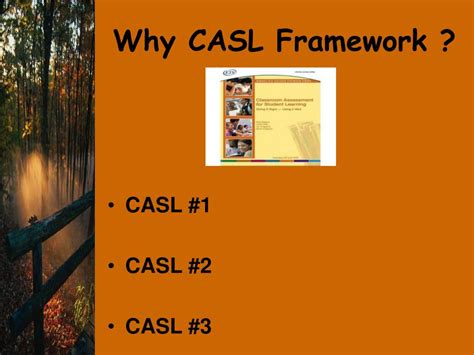 caysl|casl framework.